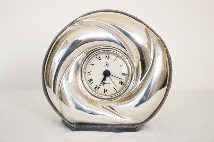 Ρολόι Mantel - .925 silver, Βελούδο - 1970-1980
