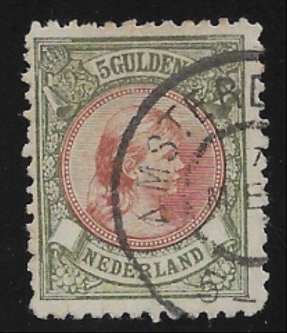 Países Bajos 1896/1896 - NVPH 48 incluido certificado