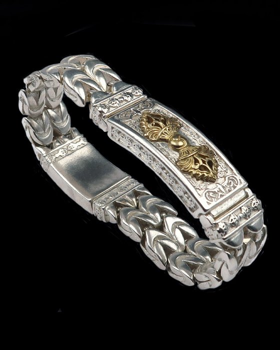Armband - Dorje वज्र Bliksem en diamant - Symbool van bescherming, kracht van geest en ziel - Armband