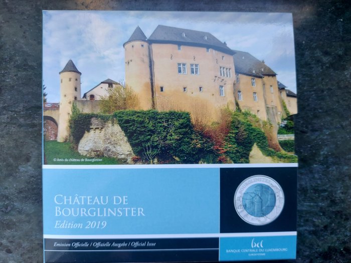 Lussemburgo. 5 Euro 2019 "Chateau de Bourglinster" Proof