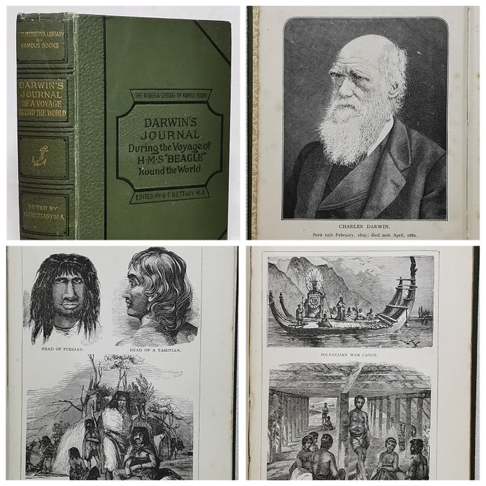 Charles Darwin, M.A., F.R.S. - Journal of Researches into the Natural History and Geology during the Voyage of H.M.S. "Beagle" - 1889