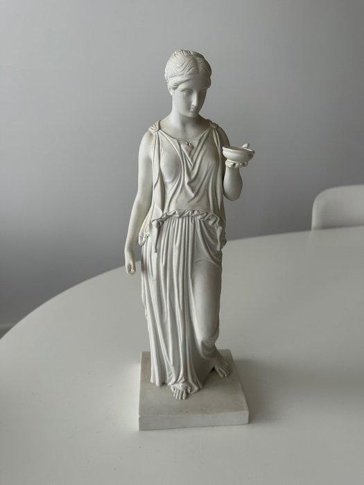 Royal Copenhagen - Escultura, 'Hebe' - 32 cm - biscoito