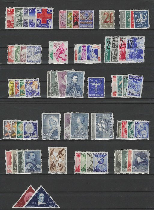 Niederlande 1927/1936 - Auswahl von 48 Serien aus den 1920er und 1930er Jahren - tussen NVPH 203 en NVPH 286