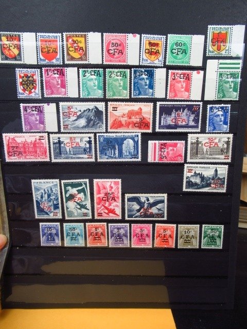 Reunion 1949/1954 - flott samling frimerker