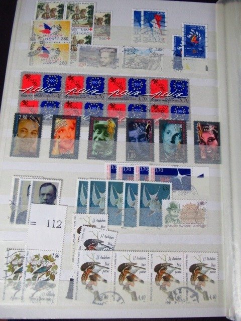 France  - collection avancée de timbres