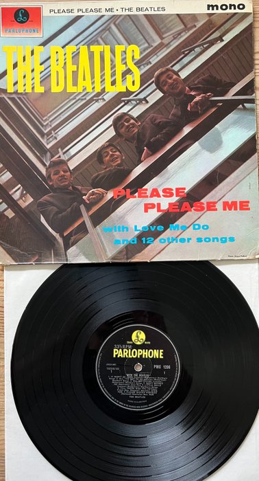 披頭四 - Please Please Me [1963 UK Mono Pressing] first pressing Matrix - LP - 單聲道 - 1963