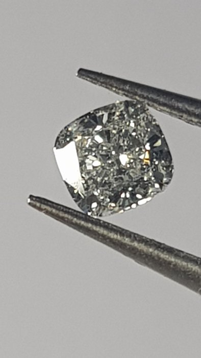 1 pcs 鑽石 - 0.40 ct - 枕形 - H(次於白色的有色鑽石) - VS2, No reserve Price