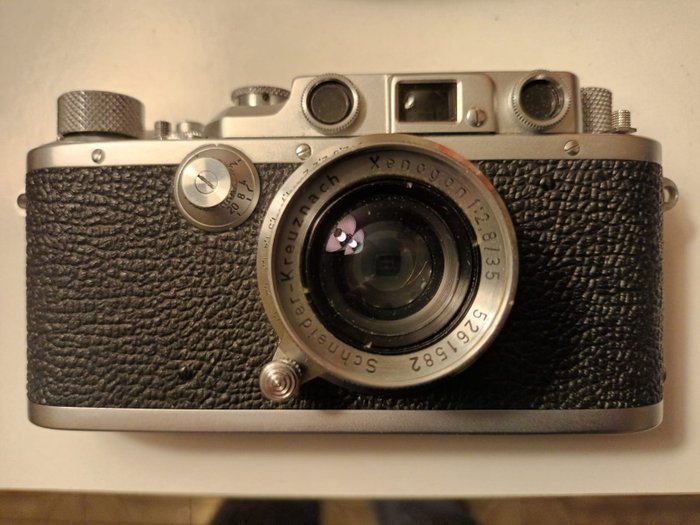 Leica IIIb + Schneider Kreuznach Xenogon 35mm F2.8 Analoginen kamera