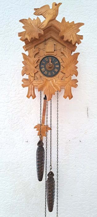 Relógio de parede - Relógio de cuco - Regula - Madeira - 1970-1980