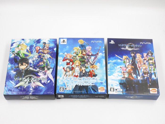 Bandai Namco - Sword Art Online Hollow Fragment Lost Song Realization Limited Edition Box set Japan - PlayStation Vita (PS VITA) - Video game set (3) - In original box