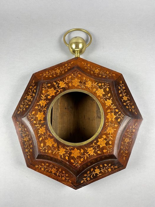 挂钟 - 黄铜, 玫瑰木 - 19世纪中叶