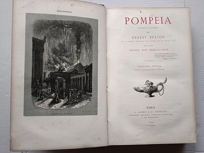 Ernest Breton - Pompeia et Herculanum - 1869