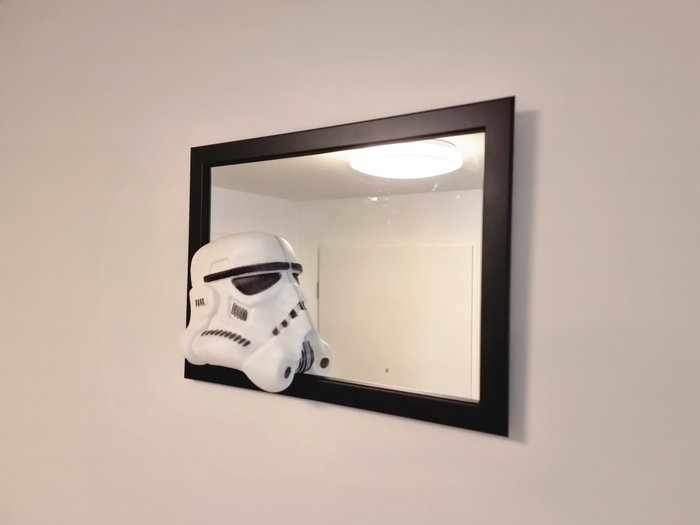 Marty Ty - Star Wars - Stormtrooper Helm - Pop Art - Wall Mirror