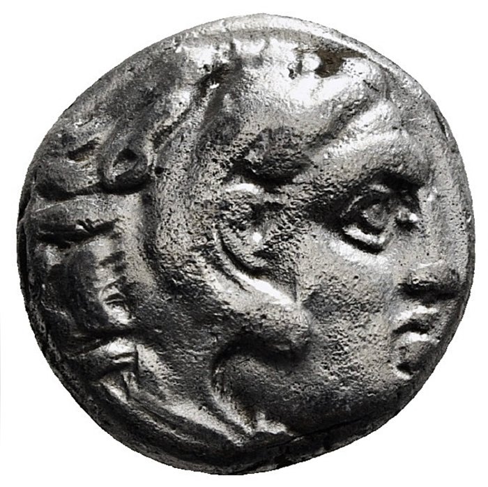Macedónia. Alexandre III (336-323 a.C.). Drachm Leonnatos, Arrhidaios, or Antigonos I, in the name and types of Alexander III. Lampsakos, circa