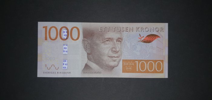 Suécia. - 1000 Kronor ND (2015) - Pick 74