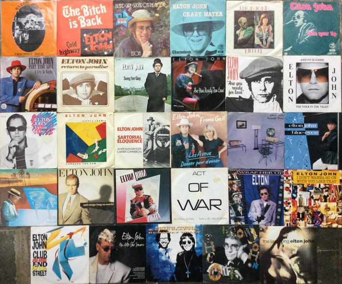 Elton John - 25 singles - Vinylschallplatte - 1972