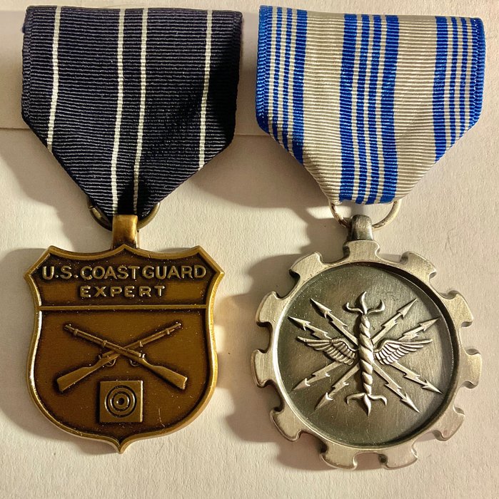 Stany Zjednoczone Ameryki - Medal - Zwei Amerikanische - Auszeichnungen - Orden
