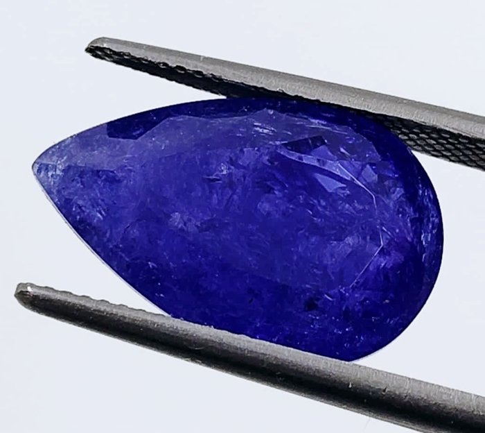 紫罗兰色 坦桑石 - 11.37 ct
