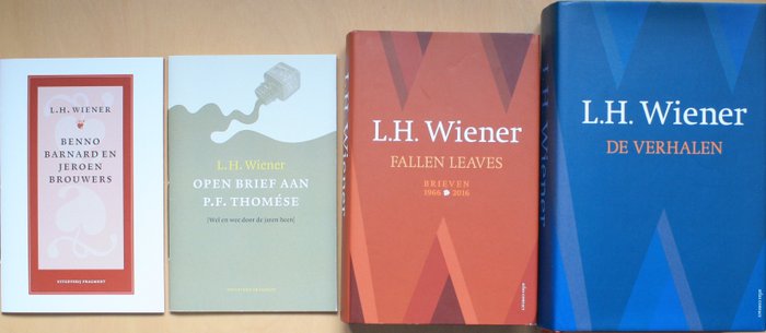 L.H. Wiener - Lot met 4 boeken - 2015-2023