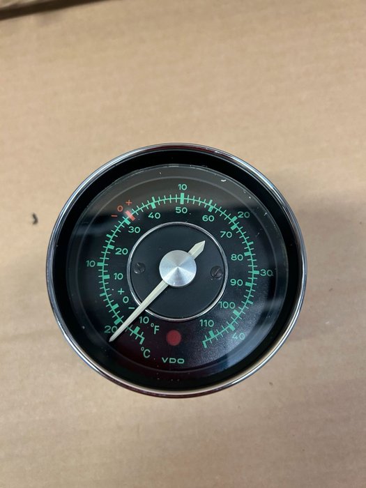 儀表板儀器 (1) - Porsche - VDO buitentemperatuur meter - 1960-1970