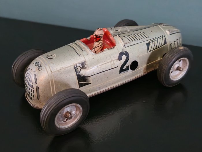 Distler - 上鏈錫製玩具 汽車聯盟賽車手 - 1930-1939 - 德國