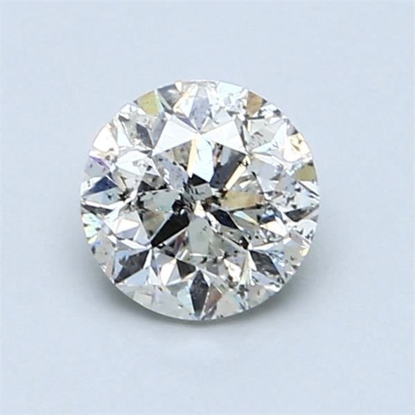 1 pcs Diamant - 0.95 ct - Rond - G - SI3