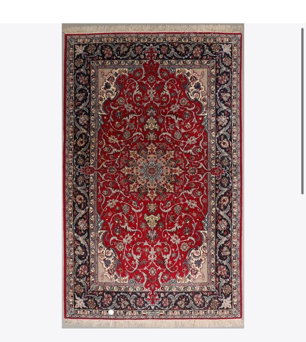 Persian handmade Isfahan with 810000 knots per m2 - Isphahan - 地毯 - 248 cm - 160 cm