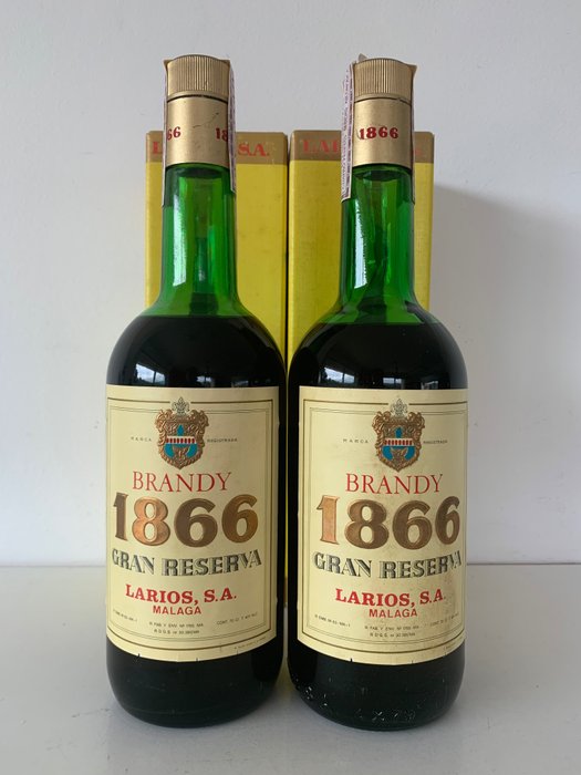 Larios - Brandy '1866' Gran Reserva  - b. 1970er Jahre - 70 cl