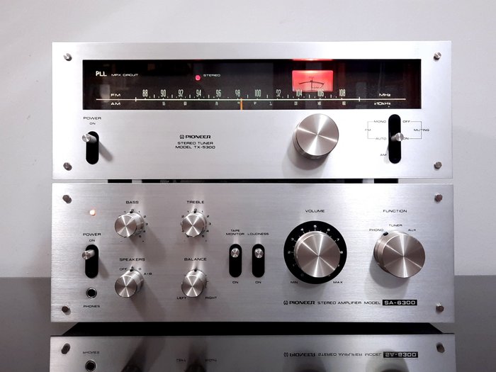 Pioneer - SA-6300 - Wzmacniacz zintegrowany półprzewodnikowy, tuner stereo TX-5300 - Zestaw Hi-fi