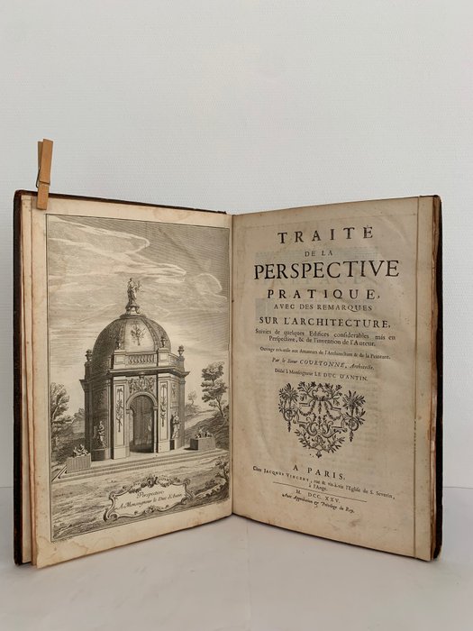 Jean Courtonne - Traité de la perspective pratique, avec des remarques sur l'architecture - 1725