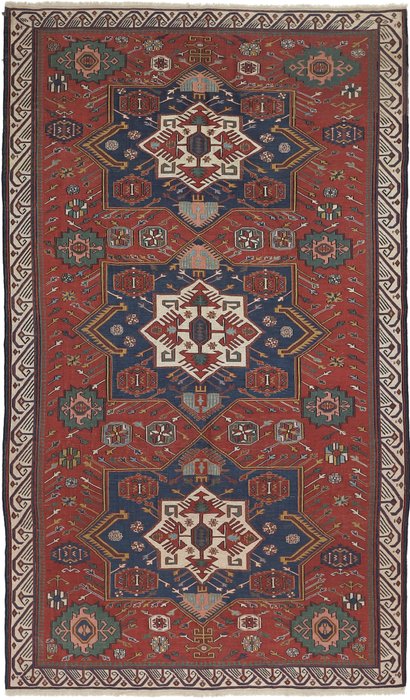 老基里姆俄罗斯 Shirvan Kilim - 凯利姆平织地毯 - 299 cm - 170 cm