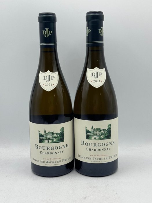 2021 Domaine Jacques Prieur Bourgogne Chardonnay - Borgogna - 2 Bottiglie (0,75 L)