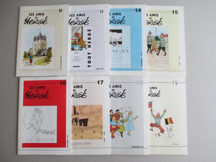 8x Les Amis de Hergé - 1990-1994