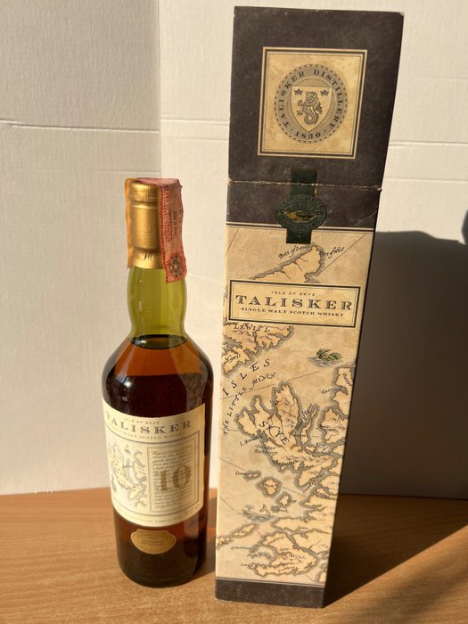 Talisker 10 years old - Original bottling  - b. 1990s - 70cl