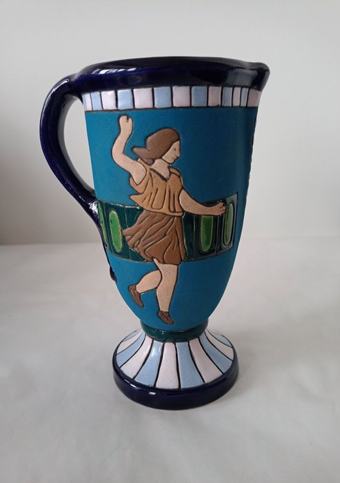 Amphora - Brocca - Ceramica smaltata