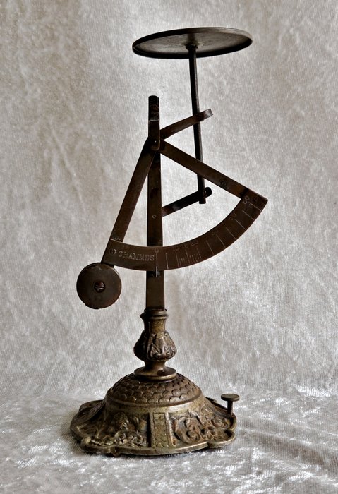Antique ornate Victorian - 郵秤/信秤 (1) - 鐵（鑄／鍛）, 黃銅