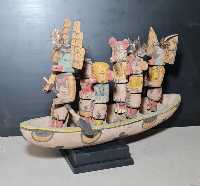 Barche in stile kachina hopi  (Senza Prezzo di Riserva)