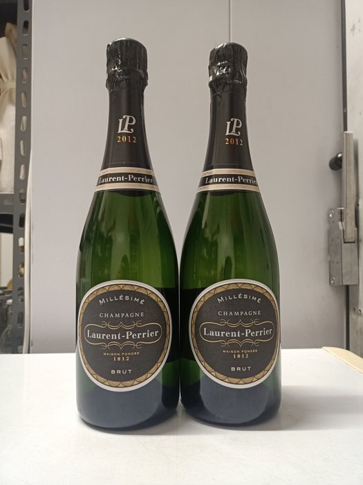 2012 Laurent-Perrier, Millésimé - Champagne Brut - 2 Flasker  (0,75 l)