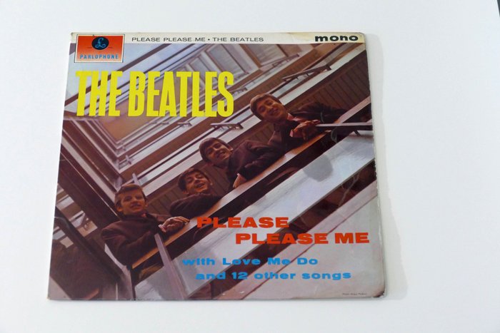 Beatles - Please, Please Me (1963 4th UK MONO PRESS!) - Vinylskiva - Första monopressning - 1963