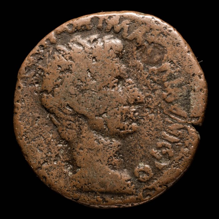 Romarriket. Augustus (27 BC-AD 14). As Rome - M MAECILIVS TVLLVS IIIVIR AAAFF  (Ingen mindstepris)
