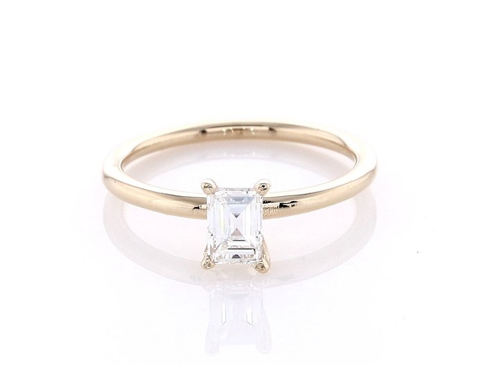 0.42 Ct Diamond ring - 戒指 黄金 