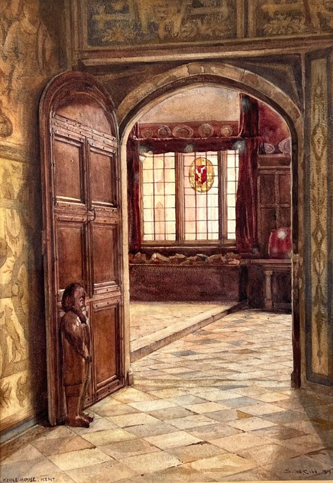 S.W. Gibb (XlX-XX) - Interior of Knowle House, Kent