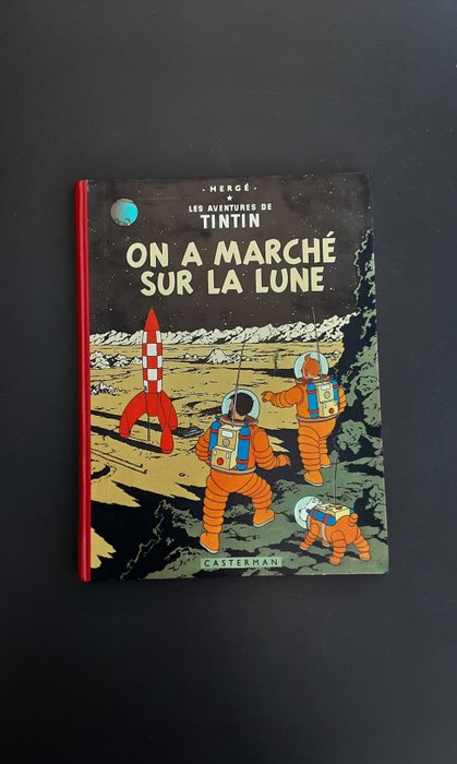 Tintin T17 - On a Marché sur la Lune (B29) - C - 1 Album - Herdruk - 1960