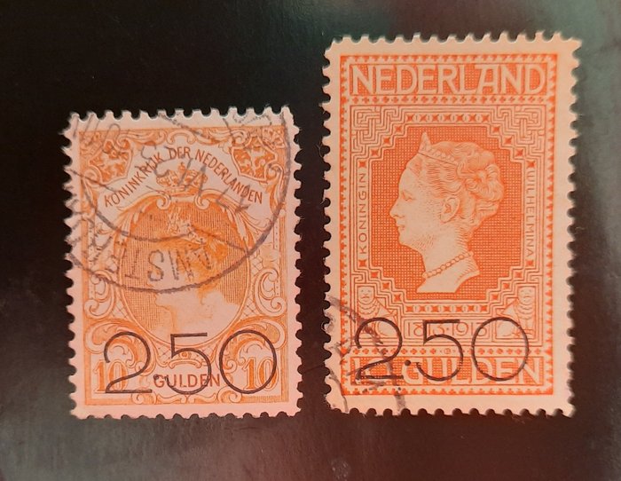 荷蘭 1920/1920 - 清關問題 - NVPH + 104 + 105