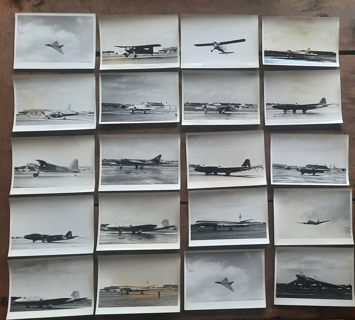 Guy Michelet - 60 old photos silver print of vintage airplanes