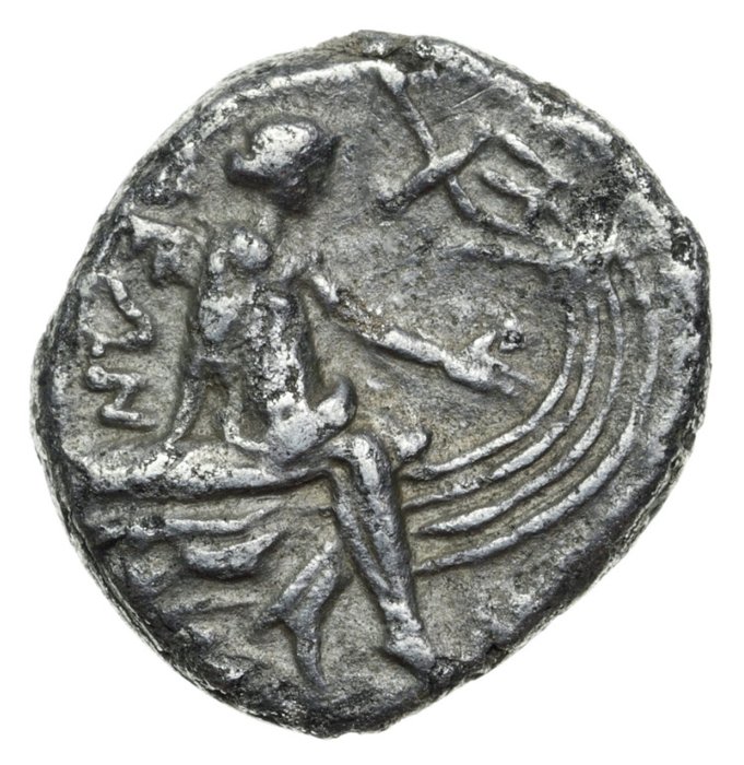 Euböa, Histiaia. Tetrobol 196-146 BC