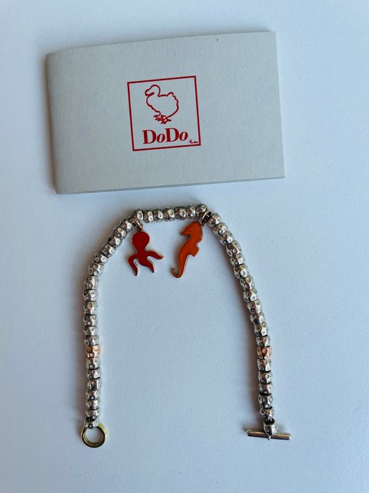 Dodo 吊飾手鍊 - 玫瑰金, 銀, 黃金 