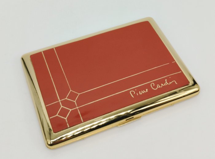 Pierre Cardin - Caja para cigarrillos - Bañado en oro