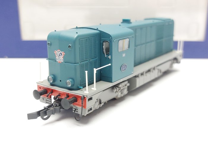 Roco H0 - 62799 - Diesellokomotiv (1) - Serie 2400 blå med lyssæt - NS