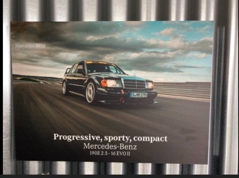 Affiche - Mercedes-Benz - 190E 2.5 16V Evo II